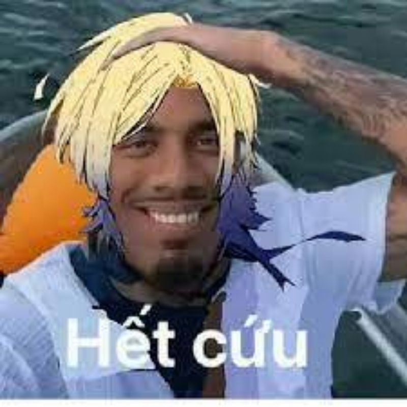 Meme anh da đen hết cứu với nụ cười gượng