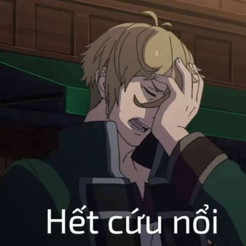 Meme hết cứu Anime với biểu cảm bực tức