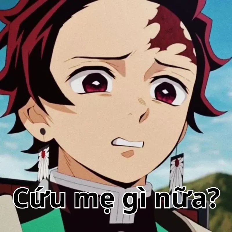 Meme Anime với biểu cảm khó chịu, hết cứu 