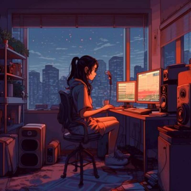 99+ Ảnh anime chill lofi cực đẹp cho điện thoại & máy tính 4 Đọc sách, nhạc khẽ, lòng bình yên