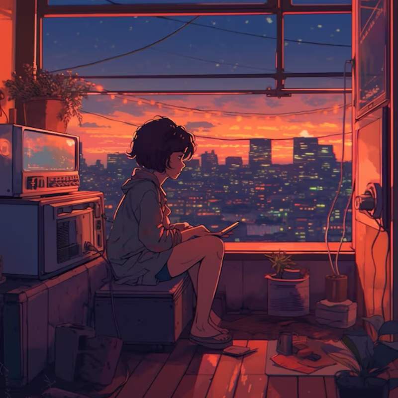 99+ Ảnh anime chill lofi cực đẹp cho điện thoại & máy tính 6 Lofi – nhịp chậm cho ngày dài lặng yên