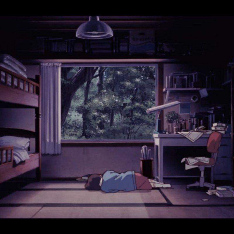 99+ Ảnh anime chill lofi cực đẹp cho điện thoại & máy tính 23 Chill buồn – khi im lặng nói thay tất cả