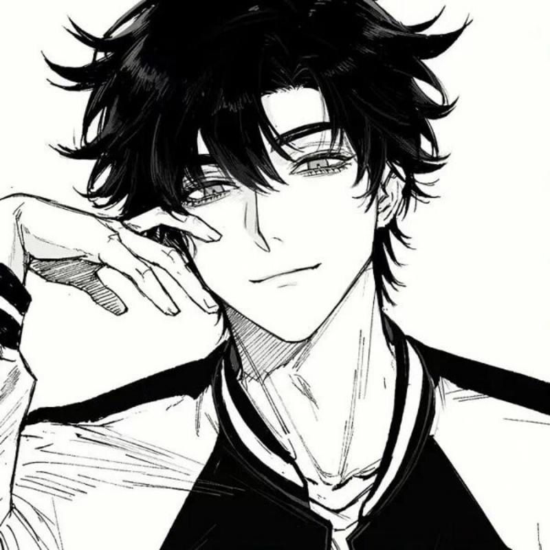 1001+ Ảnh anime đen trắng nam ngầu, nữ cute siêu chất lượng 2 ảnh anime đen trắng