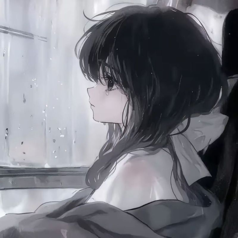 1001+ Ảnh anime đen trắng nam ngầu, nữ cute siêu chất lượng 23 ảnh anime đen trắng