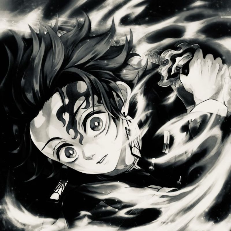 1001+ Ảnh anime đen trắng nam ngầu, nữ cute siêu chất lượng 30 ảnh anime đen trắng