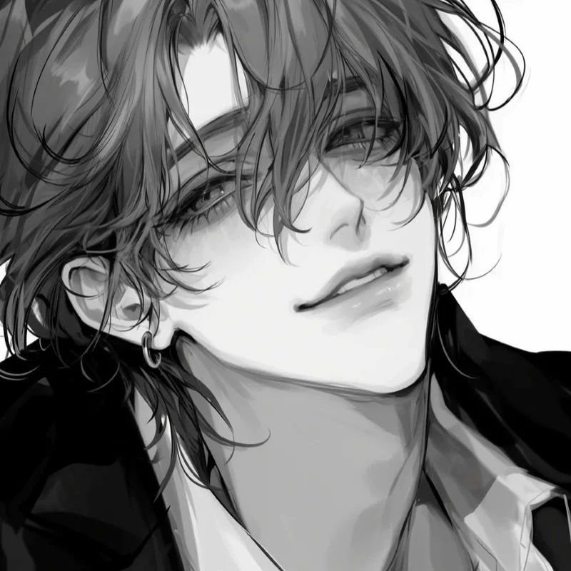 1001+ Ảnh anime đen trắng nam ngầu, nữ cute siêu chất lượng 5 ảnh anime đen trắng