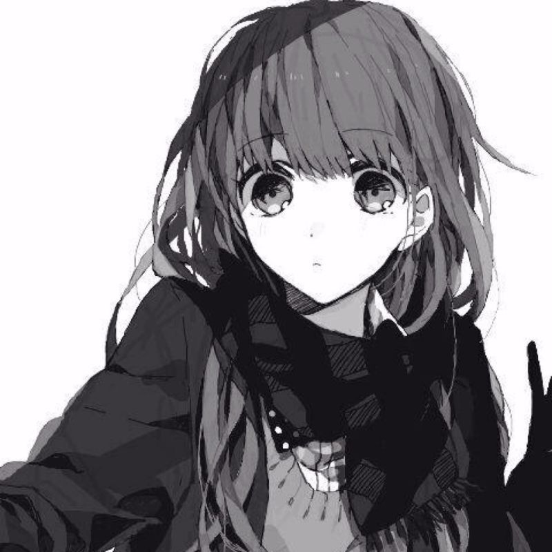 1001+ Ảnh anime đen trắng nam ngầu, nữ cute siêu chất lượng 13 ảnh anime đen trắng