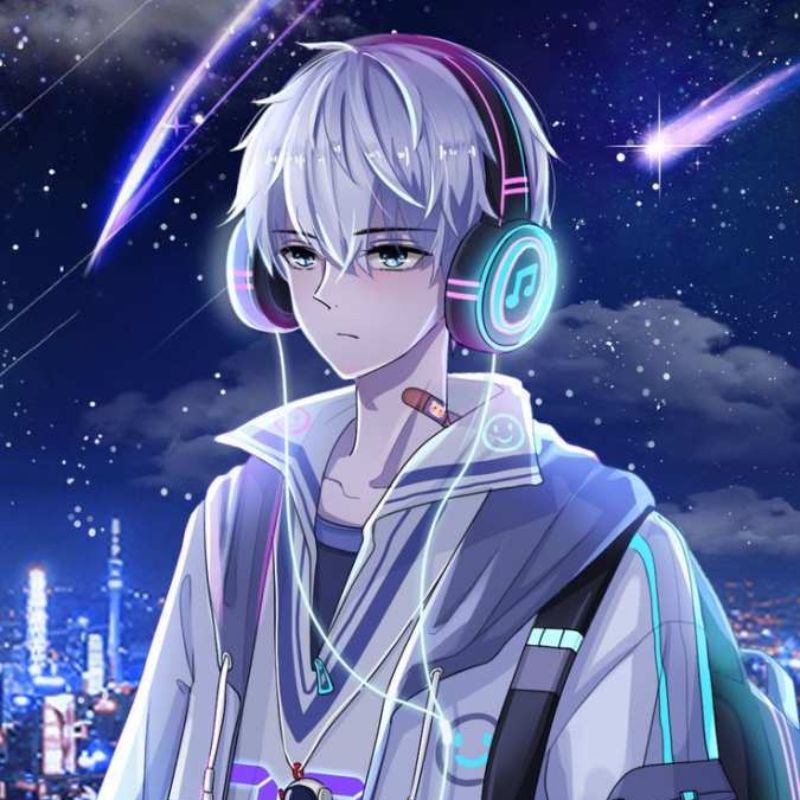 Bộ sưu tập 99+ ảnh anime học sinh ngầu, cute, cá tính 2 Ảnh anime nam học sinh đeo tai nghe siêu ngầu