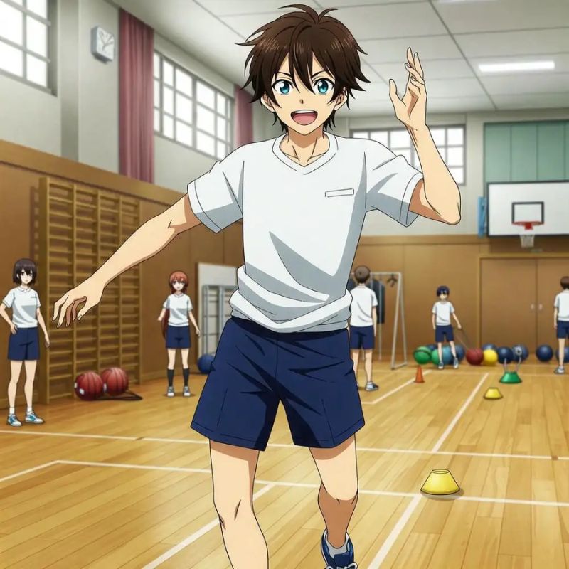 Bộ sưu tập 99+ ảnh anime học sinh ngầu, cute, cá tính 14 Ảnh anime học sinh chơi thể thao cute