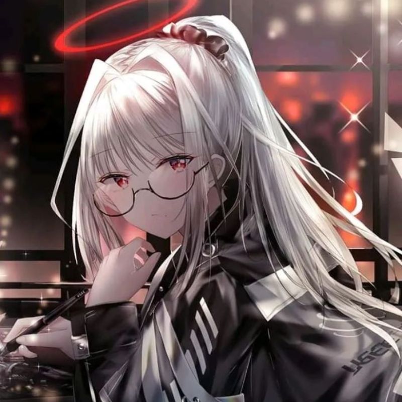 101+ Ảnh Anime ngầu lạnh lùng cho nam, nữ đặt hình nền điện thoại 18 Ảnh anime nữ đeo kính cool ngầu