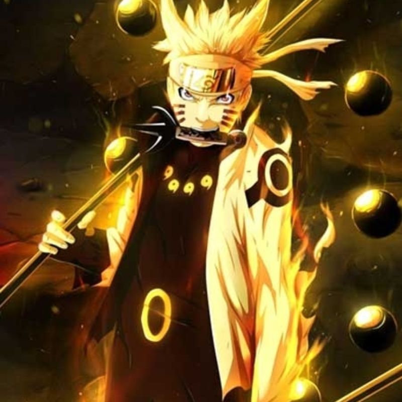 101+ Ảnh Anime ngầu lạnh lùng cho nam, nữ đặt hình nền điện thoại 12 Ảnh Naruto cầm gậy siêu ngầu