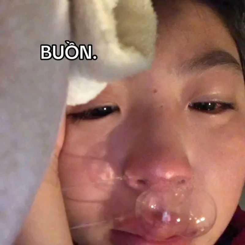 100+ Ảnh meme buồn tâm trạng, hài hước và dễ thương nhất 2 buồn khóc chảy nước mũi