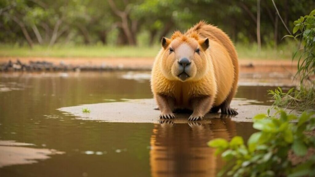 hình nền capybara