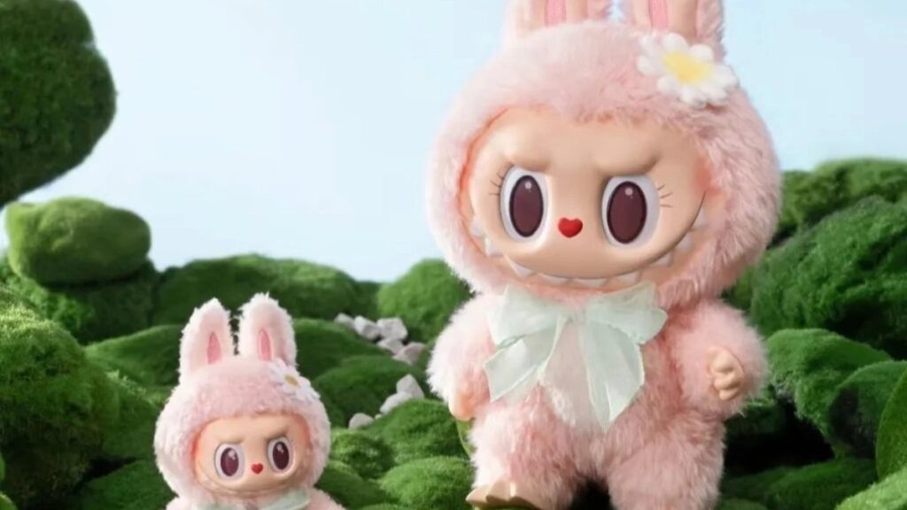 99+ Hình nền labubu đáng yêu, ngộ nghĩnh, siêu sắc nét 13 Hình gấu bông labubu màu hồng