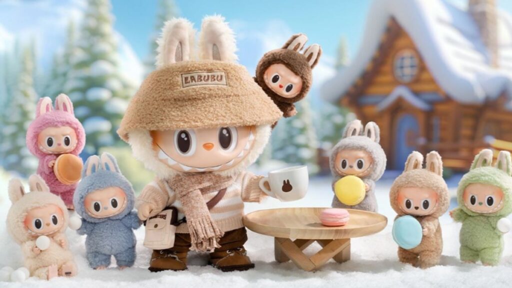 99+ Hình nền labubu đáng yêu, ngộ nghĩnh, siêu sắc nét 18 Hình labubu chibi trước một ngôi nhà