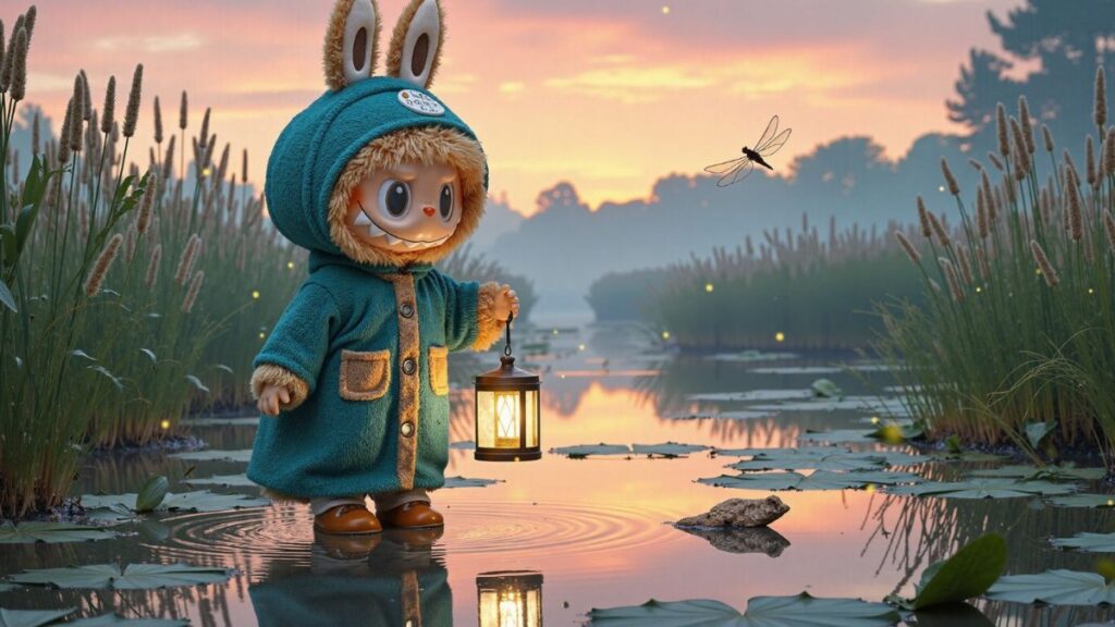 99+ Hình nền labubu đáng yêu, ngộ nghĩnh, siêu sắc nét 23 Hình labubu cầm đèn cực cool ngầu