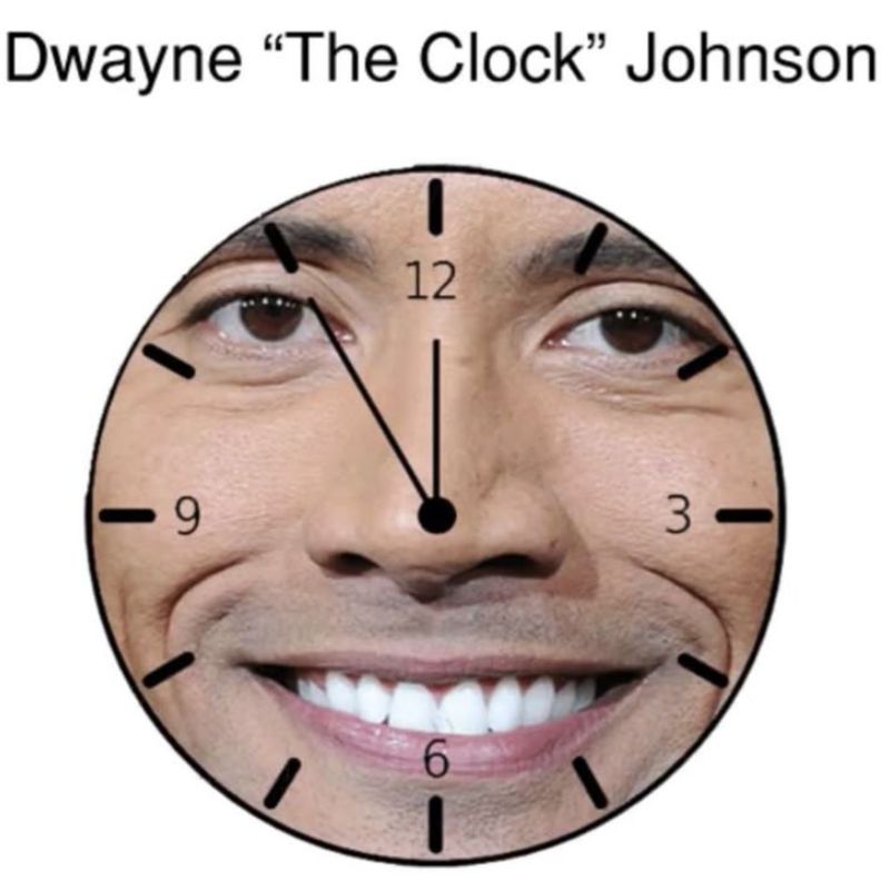 69+ Ảnh The Rock meme hài hước khiến bạn cười không nhặt được mồm 23 Ảnh The Rock thành đồng hồ