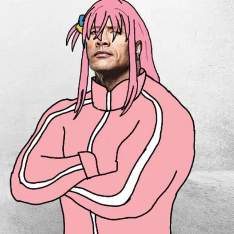 69+ Ảnh The Rock meme hài hước khiến bạn cười không nhặt được mồm 10 Ảnh The Rock meme Bocchi siêu bựa