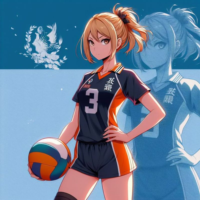 89+ Ảnh anime bóng chuyền đẹp, ngầu và chất lượng cao 11 nữ chơi bóng chuyền phim anime