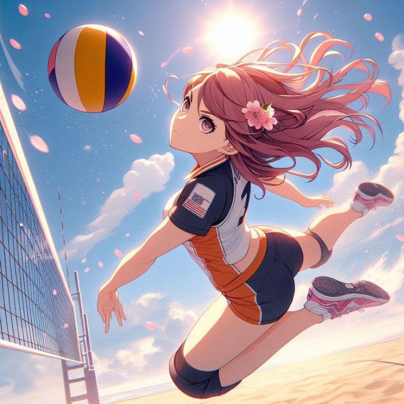 89+ Ảnh anime bóng chuyền đẹp, ngầu và chất lượng cao 13 nữ anime bóng chuyền