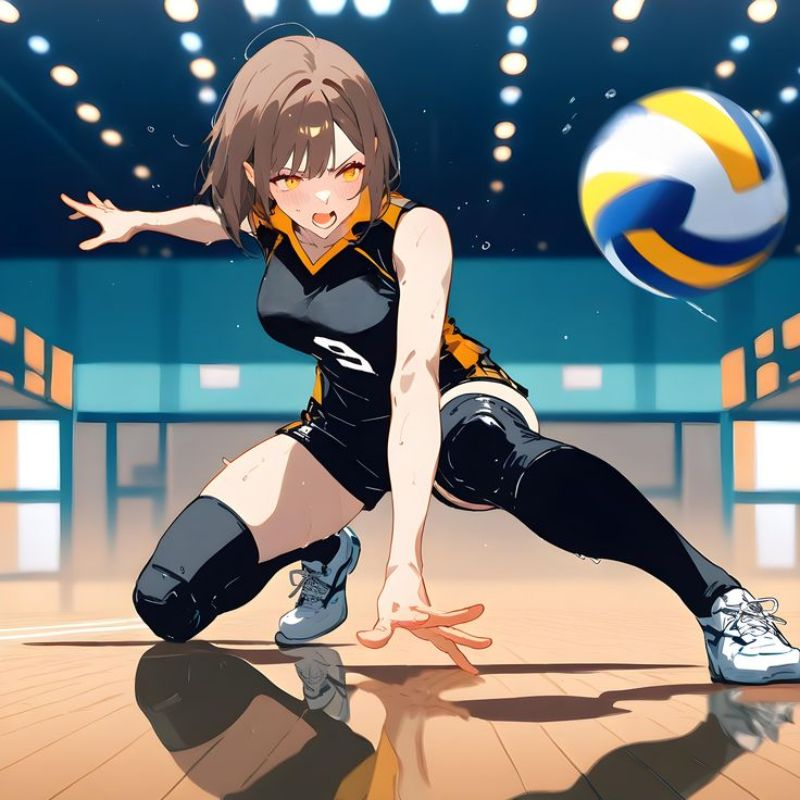 89+ Ảnh anime bóng chuyền đẹp, ngầu và chất lượng cao 12 ảnh phim anime bóng chuyền nữ