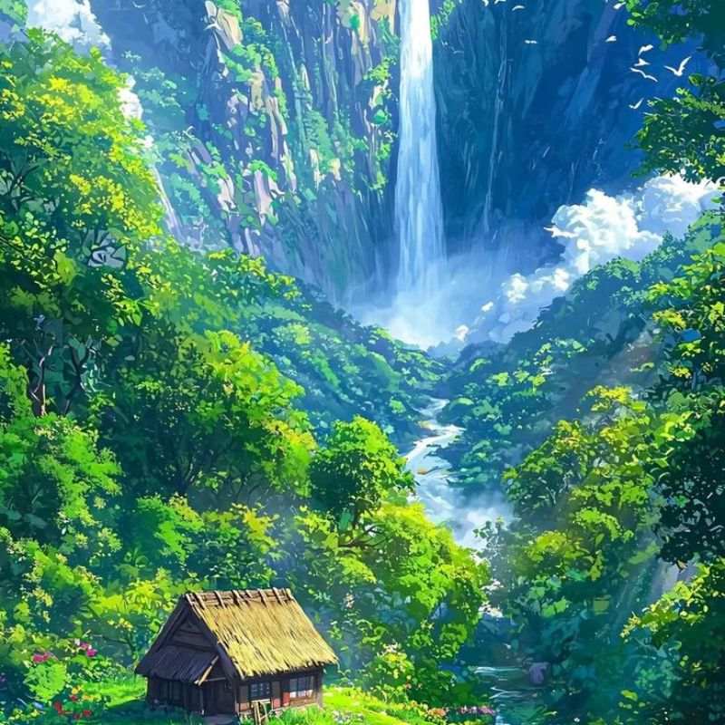 99+ Ảnh phong cảnh Anime 4K tuyệt đẹp, sắc nét nhất 4 Ảnh phong cảnh anime thơ mộng