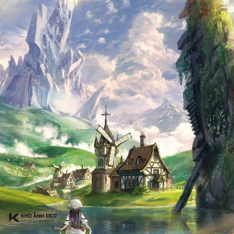 Ảnh phong cảnh anime huyền bí