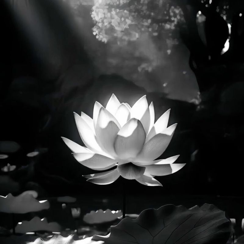 99+ Avatar hoa sen trắng đám tang ý nghĩa, trang nhã, thành kính 18 avatar hoa sen trắng đám tang