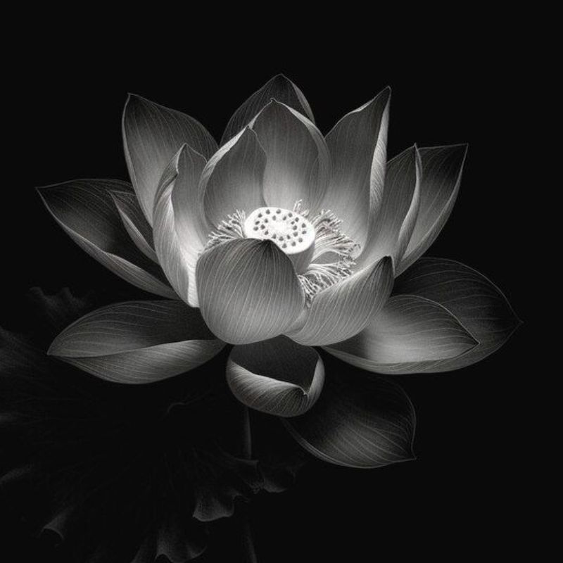 99+ Avatar hoa sen trắng đám tang ý nghĩa, trang nhã, thành kính 6 avatar hoa sen trắng đám tang