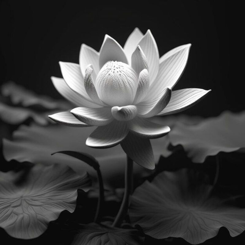 99+ Avatar hoa sen trắng đám tang ý nghĩa, trang nhã, thành kính 7 avatar hoa sen trắng đám tang