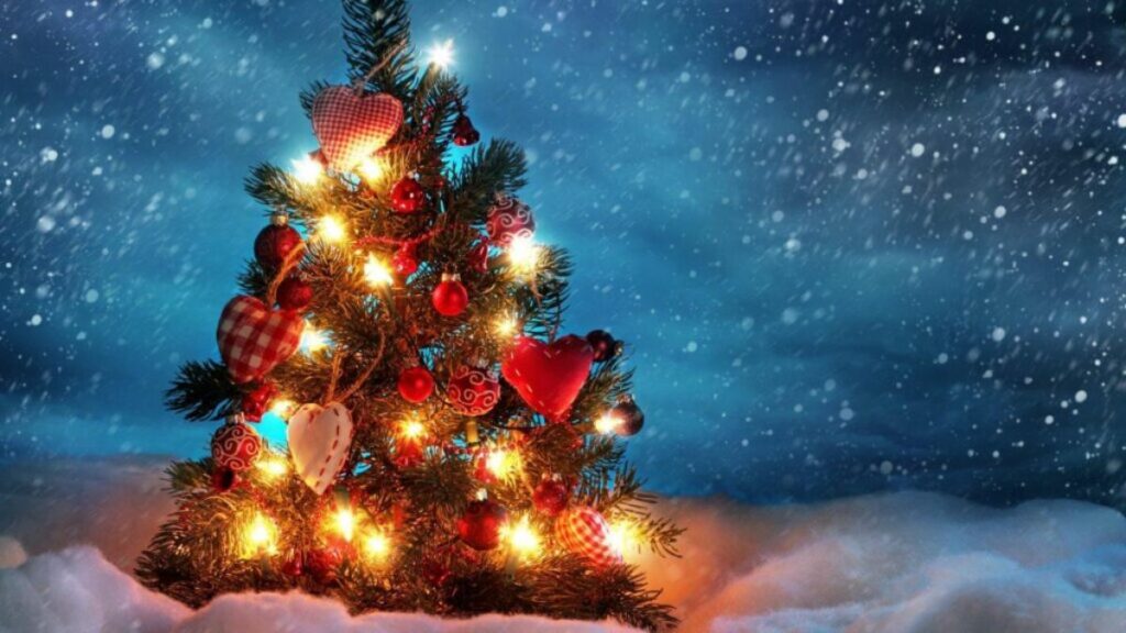 99+ mẫu hình nền Giáng Sinh lung linh, đáng yêu cho mùa lễ hội 3 hình nền cây thông giáng sinh