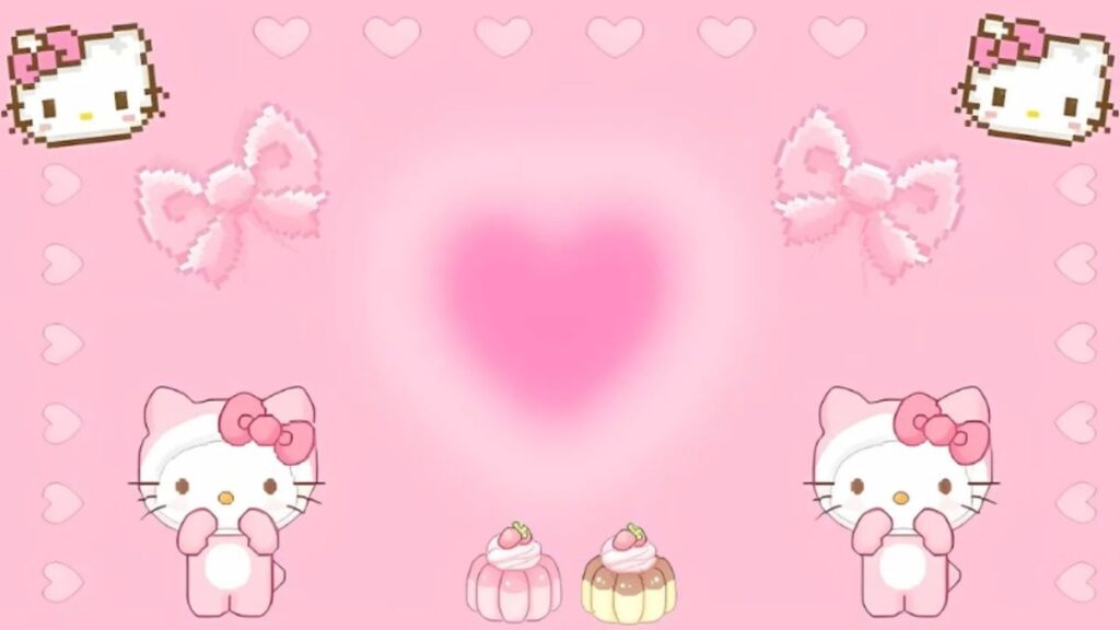 hình nền hello kitty cho PC hài hước