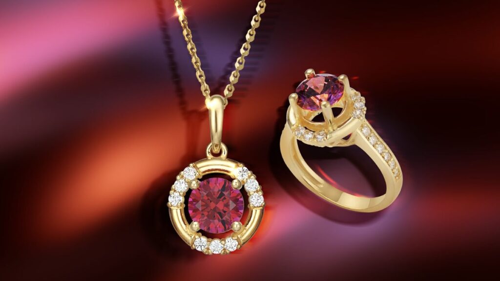 Hình nền dây chuyền vàng cho người mệnh Kim