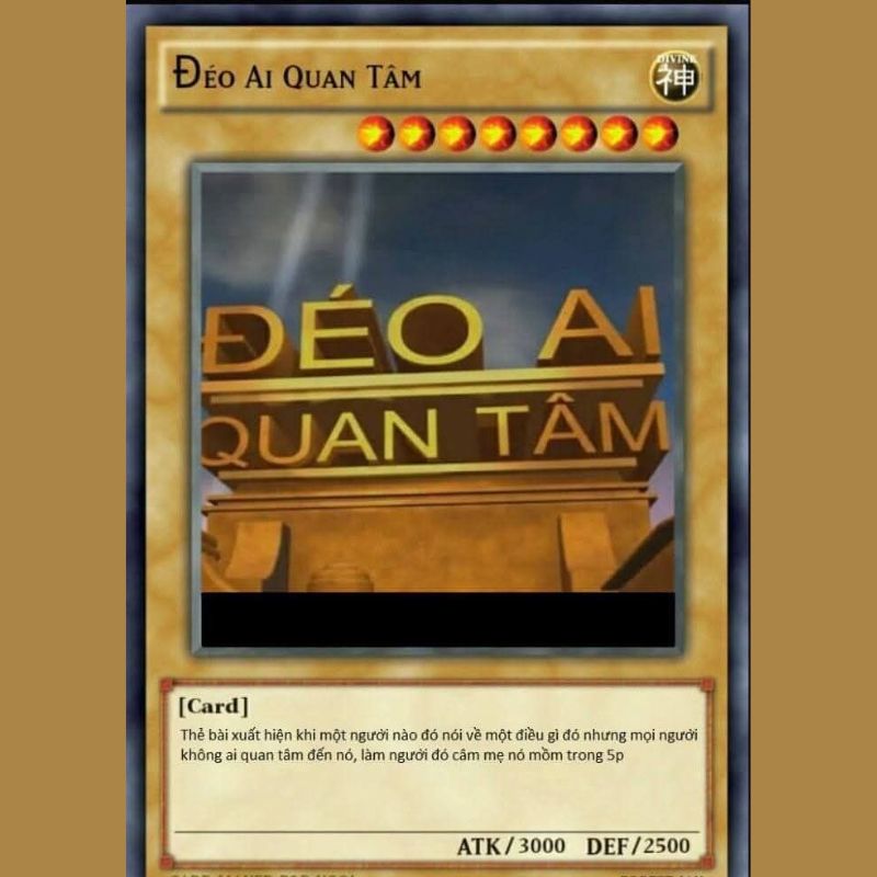 69+ Lá bài meme hài hước, ấn tượng, hot nhất mạng xã hội 20 Lá bài meme phản dame hài hước