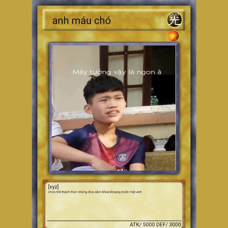 69+ Lá bài meme hài hước, ấn tượng, hot nhất mạng xã hội 3 Lá bài meme siêu bựa