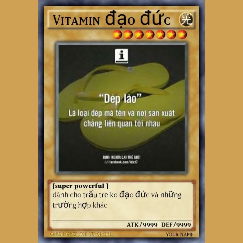 69+ Lá bài meme hài hước, ấn tượng, hot nhất mạng xã hội 4 Lá bài meme trị trẩu tre