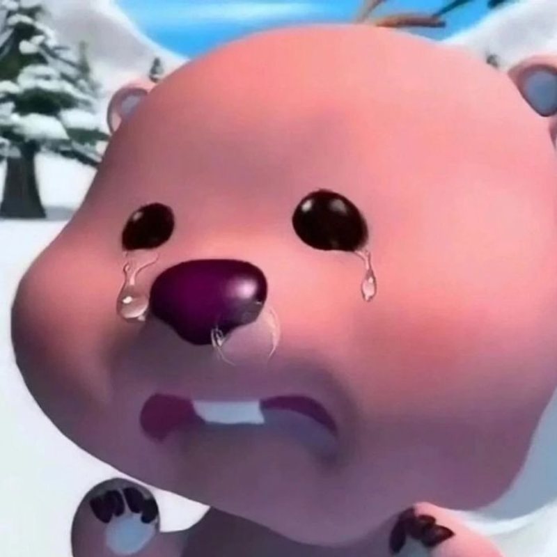 99+ Loopy Meme biểu cảm dễ thương, hài hước, vui nhộn nhất 3 Meme loopy mếu máo khóc hài hước