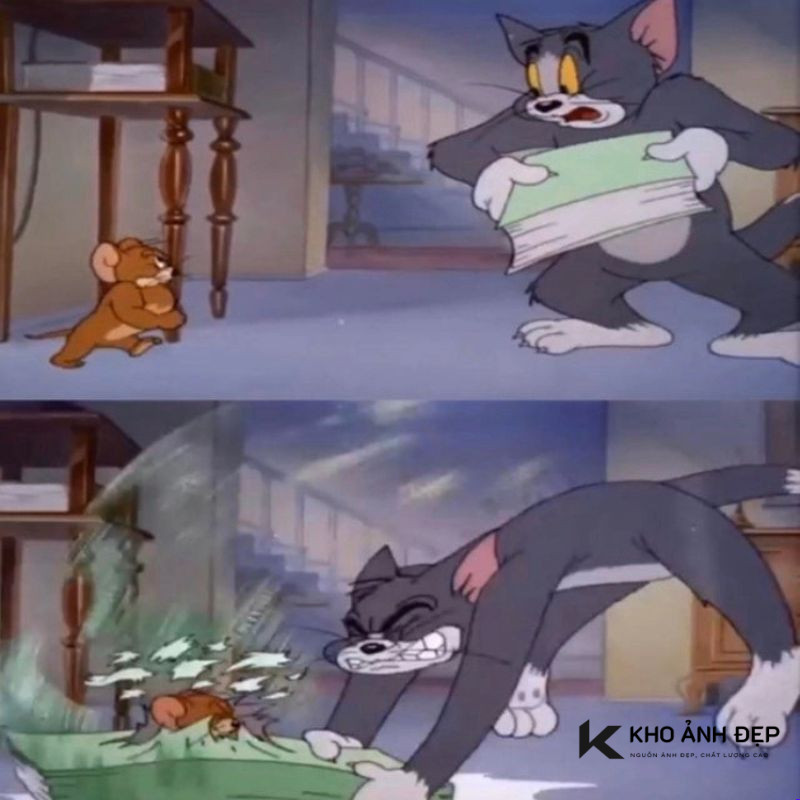 101+ Meme Jerry and Tom troll cực hài hước, cười té ghế
