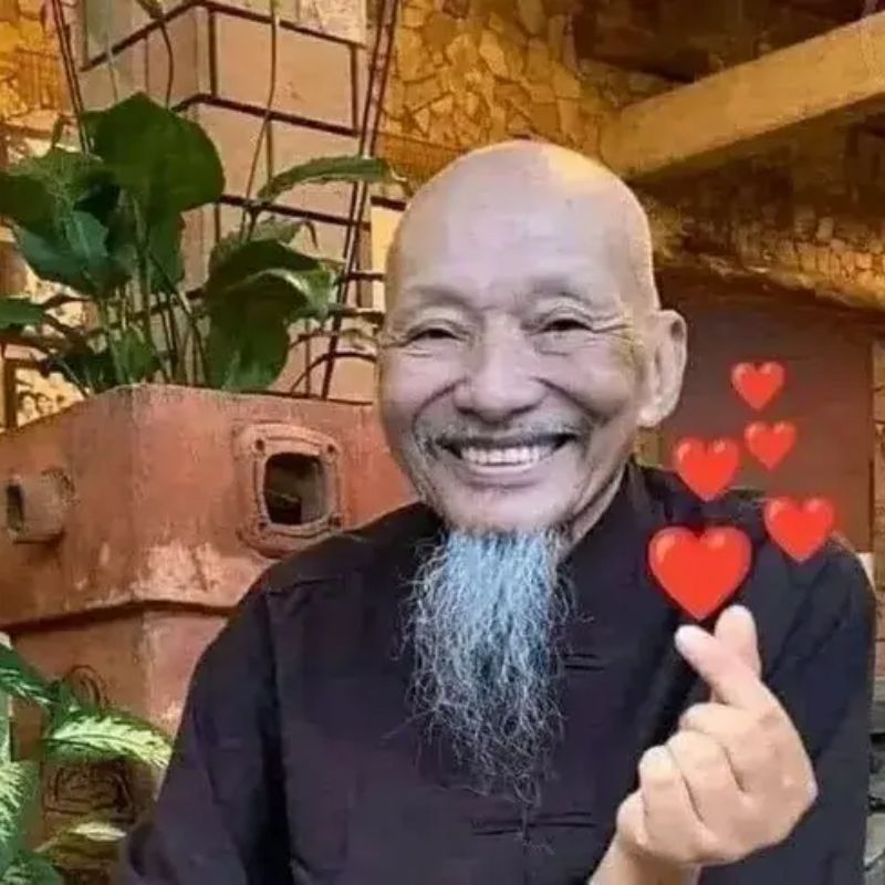 69+ Meme thả tim hài hước, đáng yêu khiến ai cũng tan chảy 20 meme thầy ông nội thả tim