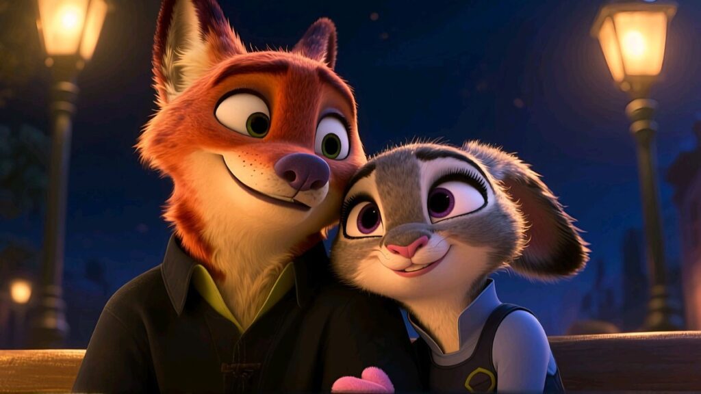 99+ Ảnh thỏ và cáo Zootopia lãng mạn, đáng yêu hot nhất hiện nay 5 ảnh cáo và thỏ zootopia lãng mạn