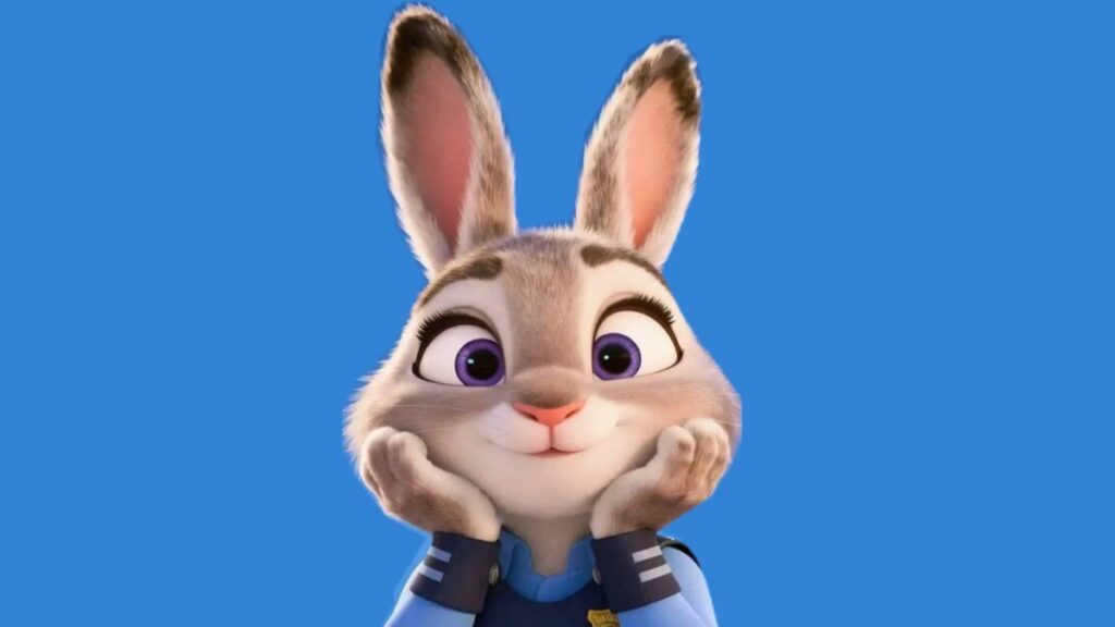 99+ Ảnh thỏ và cáo Zootopia lãng mạn, đáng yêu hot nhất hiện nay 2 ảnh thỏ zootopia chống cằm hot trend tiktok
