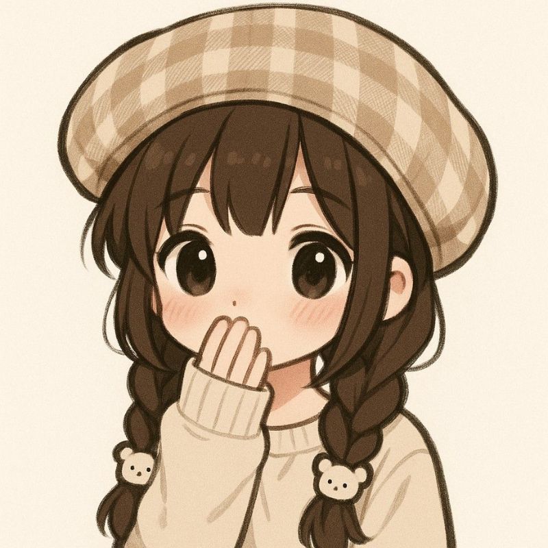 Avatar nữ chibi đáng yêu