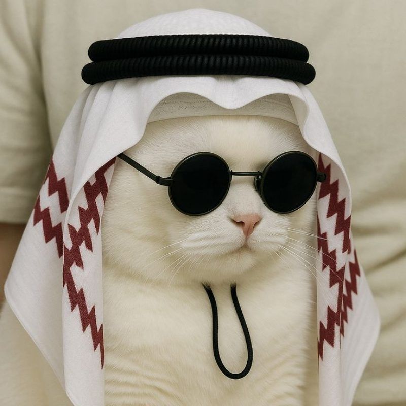 201+ Avatar vô tri mèo dễ thương, hài hước và cực đáng yêu 34 avatar vô tri mèo ngầu