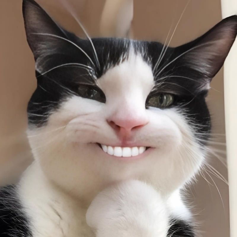 201+ Avatar vô tri mèo dễ thương, hài hước và cực đáng yêu 63 avatar vô tri mèo meme cute