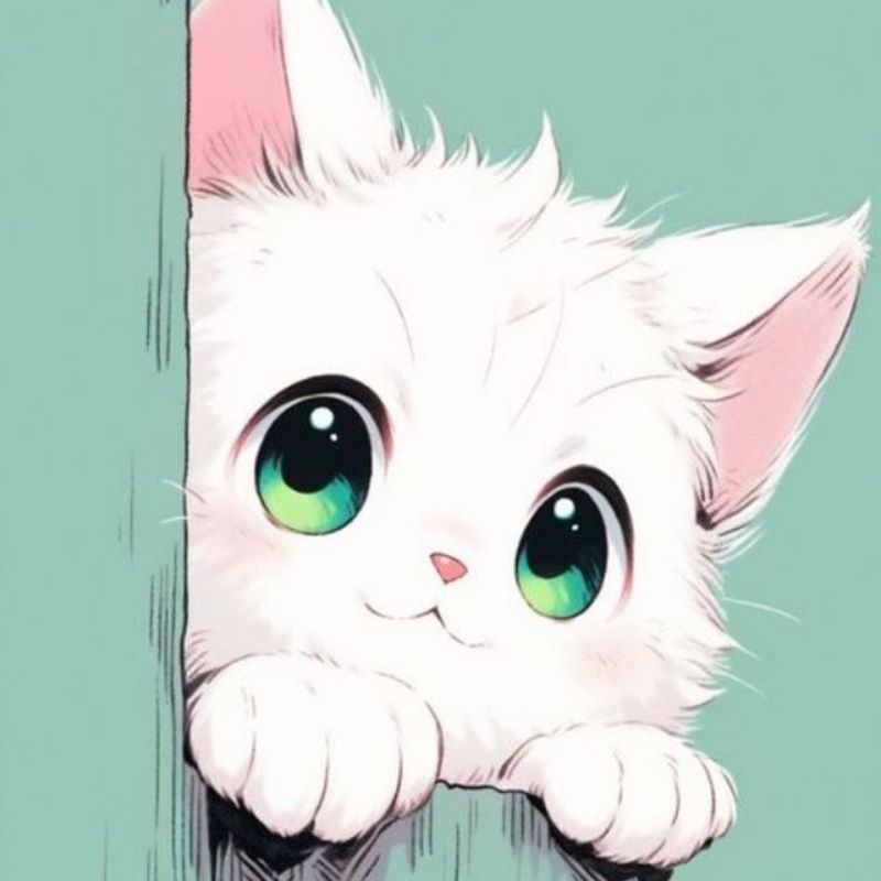 201+ Avatar vô tri mèo dễ thương, hài hước và cực đáng yêu 68 avatar vô tri mèo anime