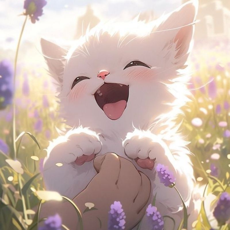 201+ Avatar vô tri mèo dễ thương, hài hước và cực đáng yêu 70 avatar vô tri mèo anime cute