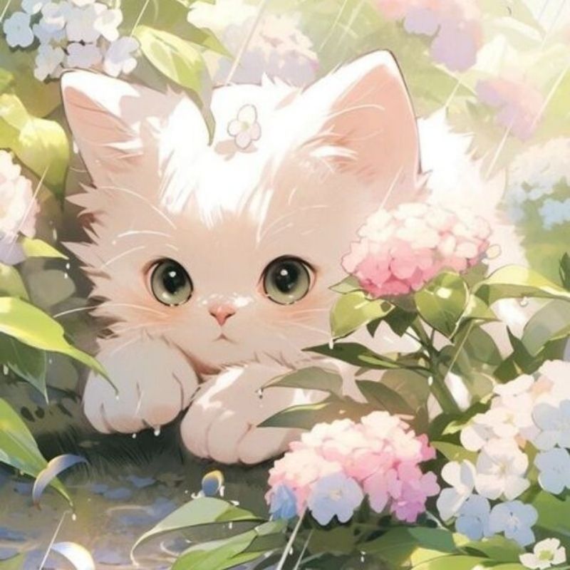 201+ Avatar vô tri mèo dễ thương, hài hước và cực đáng yêu 72 avatar vô tri mèo anime tâm trạng