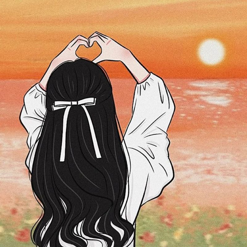 100+ Ảnh che mặt con gái avatar cute, cực xinh, cực đáng yêu 15 che mặt con gái avatar cute