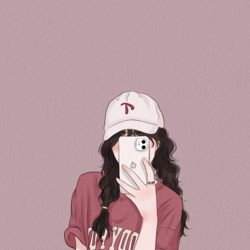 100+ Ảnh che mặt con gái avatar cute, cực xinh, cực đáng yêu 19 Ảnh avatar con gái che mặt bằng điện thoại