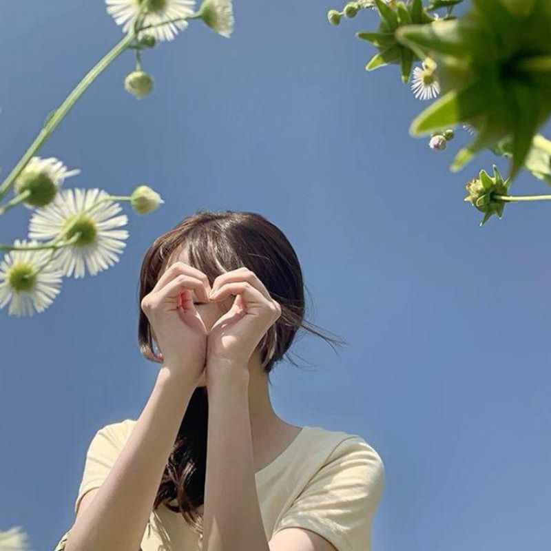 100+ Ảnh che mặt con gái avatar cute, cực xinh, cực đáng yêu 20 che mặt con gái avatar cute